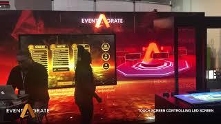 LED Screen Controlled by Touch Screen