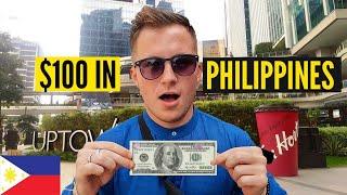 EPIC $100 Challenge In MODERN PHILIPPINES 