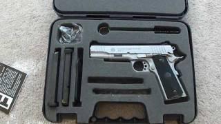 Taurus PT1911 9mm overview, changed recoil spring, 10 round magazines