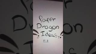 Dragon Puppet IDEAS / IDEAS de dragones de papel #art #paperdragon #dragonesdepapel #paper #idea