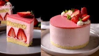 Strawberry Mousse Cake