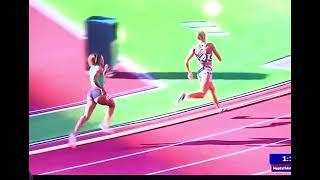 Anna Hall wins USA Olympic Trials in the Heptathlon.   This is Anna Hall winning the 800m event