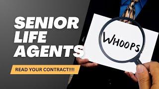 Senior Life Managers FIRED: What Every Agent Needs to Know About Their Contracts