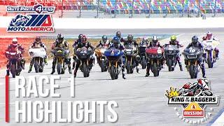 MotoAmerica Mission King of the Baggers Race 1 Highlights at Daytona 2022