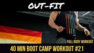 OUT-FIT 40 Minute Boot Camp Workout #21 (Home Workout with 1 Dumbbell or 1 Kettlebell Full Workout)