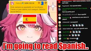 Raora Surprises Everyone When She Finally Reads a Superchat in Spanish【Hololive EN】