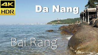 4K HDR | Walking Bai Rang Beach - Son Tra Peninsula in Da Nang | Vietnam 2023 - With Spatial Audio