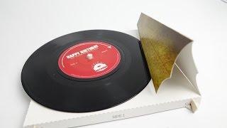 The Greeting Card that plays a vinyl record