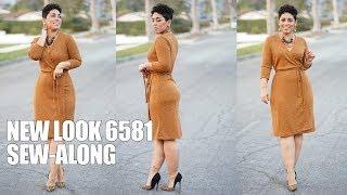 NEW LOOK 6581 WRAP DRESS SEW-ALONG