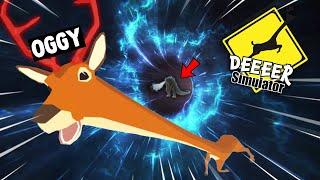 Oggy Is In TIME TRAVEL!! | DEER SIMULATOR FUNNY GAMEPLAY