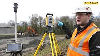 Bobcat T870. The UK's first Trimble Earthworks machine control grader