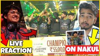 SouL Became BGMS Champions  MORTAL SCOUT Live Reactions  SCOUT On NAKUL Domination  SOULPANDA