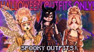 ONLY WEARING HALLOWEEN OUTFITS in DRESS TO IMPRESS! | Roblox