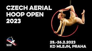 Czech Aerial Hoop Open 2023 - Sophie Powell a Laura Sznapka, DOUBLES JUNIOŘI