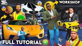 Franklin Opened Luxury Car Workshop in GTA V (FULL TUTORIAL) - FREE Thumbnail Pack