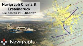 Navigraph Charts 8  Ersteindruck / Review  Die besten VFR-Charts?  MSFS2020 / X-Plane 12