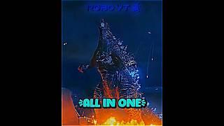 GODZILLA "ALL IN ONE" EDIT! #shorts #fyp #godzilla #monsterverse