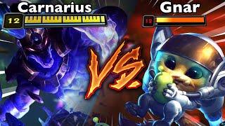 Gnar gets completely DEMOLISHED by Rank 1 Nasus! | Carnarius | League of Legends