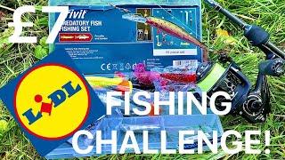 BUDGET £7 Lidl Predator set Pike fishing challenge!