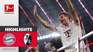 Müller Scores In His Record Game! | FC Bayern München - SC Freiburg 2-0 | MD 2 – Highlights 2024/25