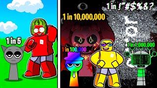 Unlocking a RARE 1 in 1,000,000 Sprunki in RNG Roblox