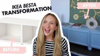 Transforming IKEA BESTA into a Custom Lowboard! | DIY IKEA Hack