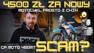 Oszustwo na MOTOCYKL: CF MOTO 450MT za 4500zł. Jak to możliwe? SCAM, NACIĄGANIE?