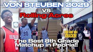 Von Steuben vs Rolling Acres C/O 2029!! Best 8th Grade Match Up in the P!!  KDub vs Detayveon Hayes