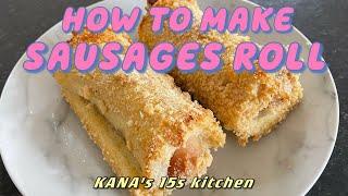 Kana's 15s kitchen: how to make use of the sausages to make sausages roll:)