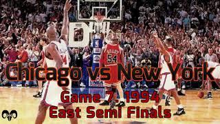 Knicks vs Bulls Game 7 1994 East Semi Finals