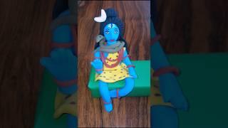 Mahadev idol making with clay  how to make Mahadev with clay