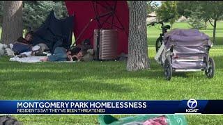 Montgomery Park becoming a hotspot for homeless activity