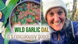 I picked WILD GARLIC and made DAL with it - OMG it's insanely good!