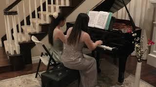 Natalie Yee and Jocelyn Chen play Hungarian Dance No. 1 by Brahms