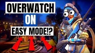 OVERWATCH ON EASY MODE! - Overwatch Master Rank Support Ana Gameplay