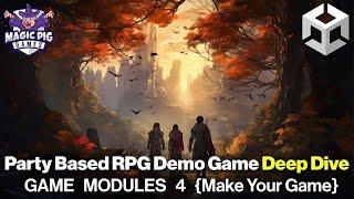 Party Based RPG Demo Game: Unity Editor Install Walkthrough {Game Modules 4 for Unity Game Dev}