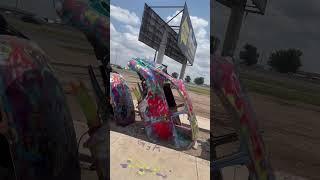 Vlog 739 AKA spray paint @ Bug Ranch in Amarillo,Tx  great place to visit.#shortvideo #Bugranch