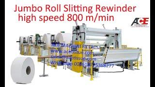 Wow! 800 m/min Super High Speed Jumbo Roll Slitting Rewinder Machine in China