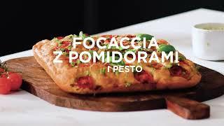 Foccacia z pomidorami i pesto | Przepis Kenwood Go