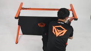 MeeTion DSK20 RGB Gaming Desk Installation, E-Sport Gaming Desk Manufacturer