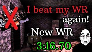 【World Record】Granny 4 The Rebellion -Speedrun (3:16)｜Basement escape｜Hard Mode