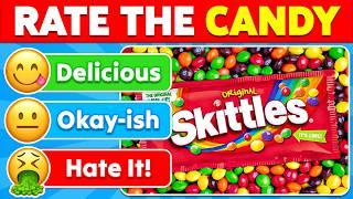 Rate the Candy Challenge | Ultimate Snack & Candy Tier List | Food Quiz