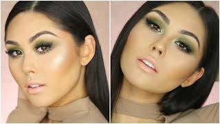 DRUGSTORE / AFFORDABLE ST. PATTY'S DAY MAKEUP TUTORIAL (don't get pinched lol) | Green Smokey Eye