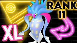 My NEW *RANK 11* XL Malamar keeps climbing ELO in the Ultra League! | Pokémon GO Battle League