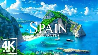 Spain 4K - Journey Through Historic Cities and Stunning Coastlines With Calming Piano Music