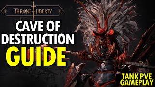 Throne and Liberty - Cave of Destruction GUIDE - TANK POV