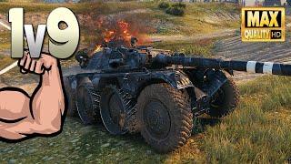 EBR 105: Sensational 1 versus 9 - World of Tanks