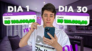 TESTEI QUANTO RENDE 100 MIL REAIS NO NUBANK EM 30 DIAS NA PRÁTICA!