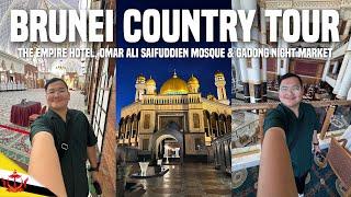 BRUNEI VLOG • The Empire Hotel, Omar Ali Saifuddien Mosque & Gadong Night Market | Ivan de Guzman