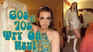 60s & 70s Try On Thrift Haul